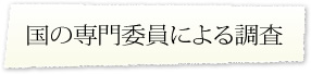 国の専門委員による調査